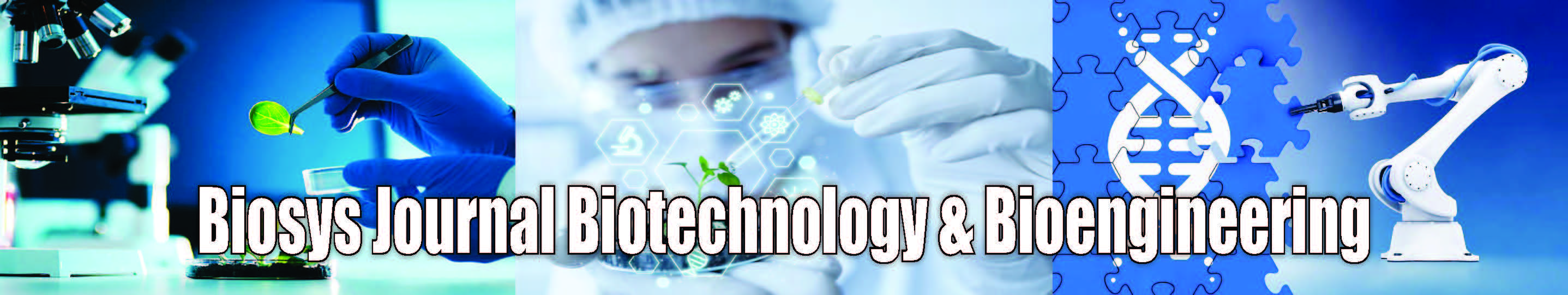 Biosys Journal Biotechnology & Bioengineering Biosys Journal Biotechnology & Bioengineering
